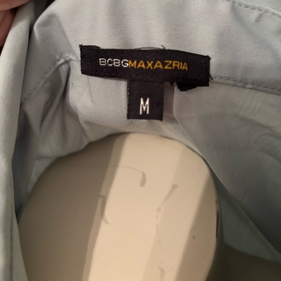 BCBG Maxazria vintage tuxedo style shirt M - Picture 5 of 6